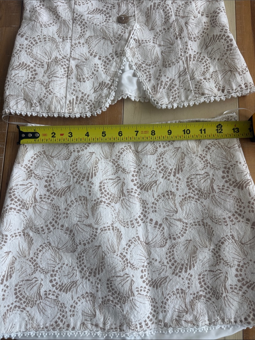 Altar'd State Cream Lace Floral Two-Piece Skirt Set - Picture 6 of 7